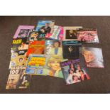 Selection of assorted records/lps includes the elvis presley collection 2 record set, Sounds