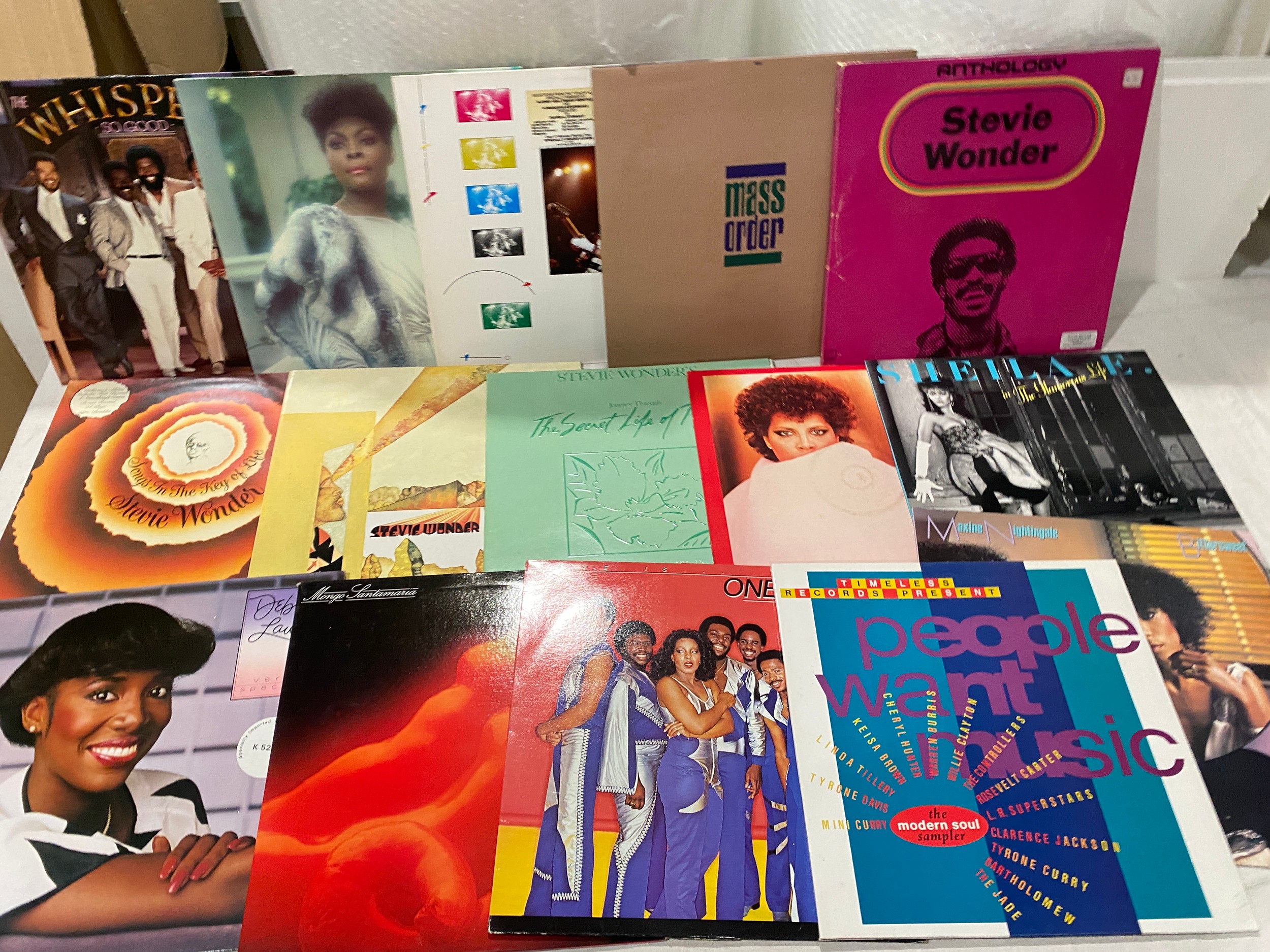 Selection of Soul and R&B LPs Vinyl records to include Stevie Wonder, Patti Austin, Soul Sampler etc