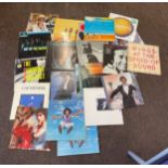 Selection of assorted records includes Dr Hook, Micheal boulton, Thompson Twins, The Three