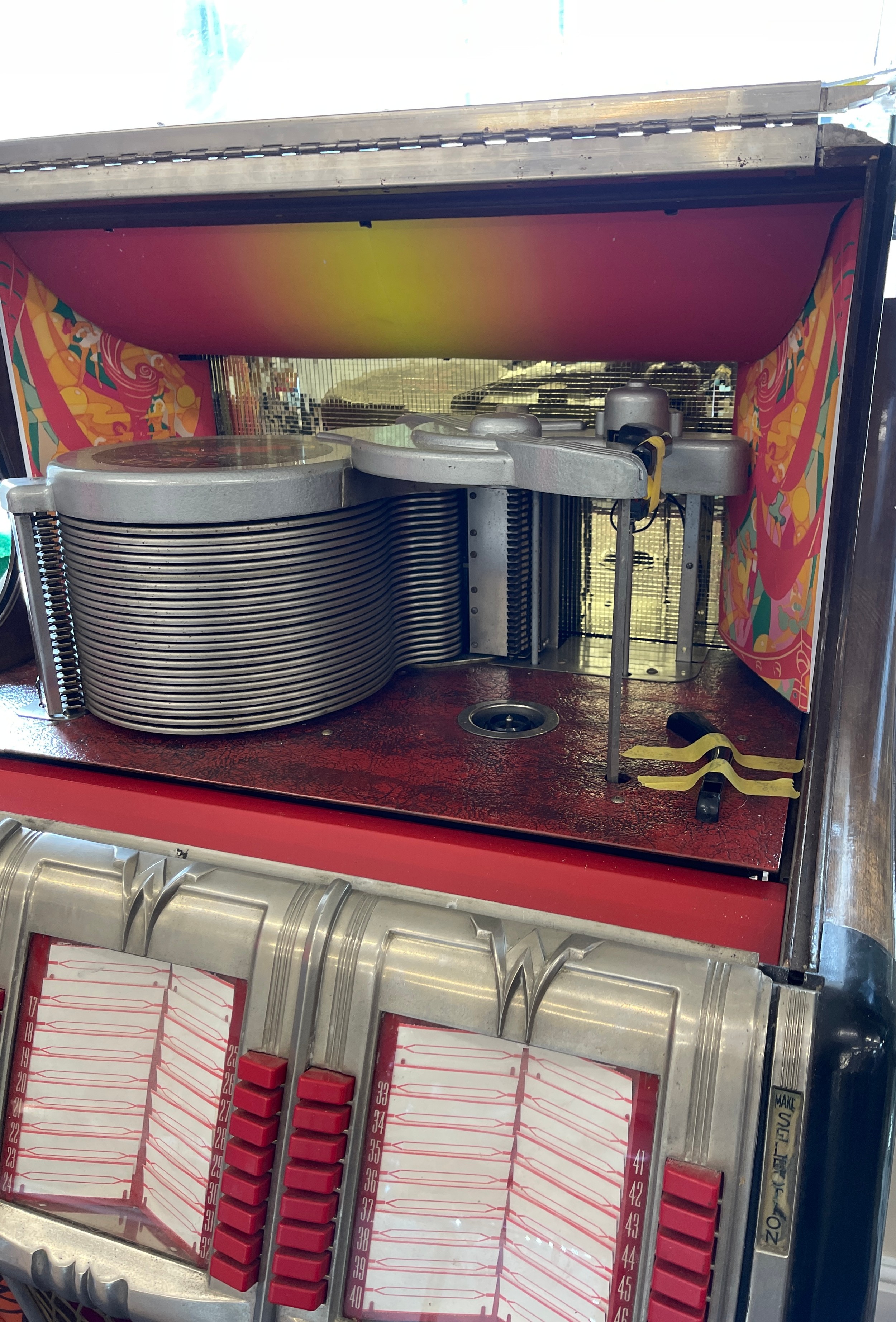 An Original 1950's Wurlitzer 1250 Jukebox, working order however in need of new playing lever - Bild 3 aus 8