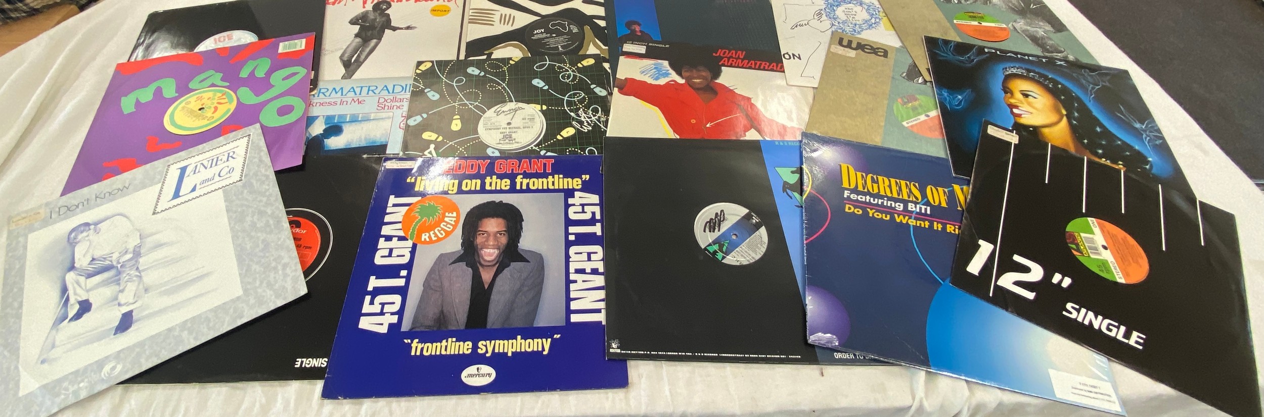 Selection of assorted dance/ R&B 12inch singles includes Eddie Grant, Planet X etc approx 25 records