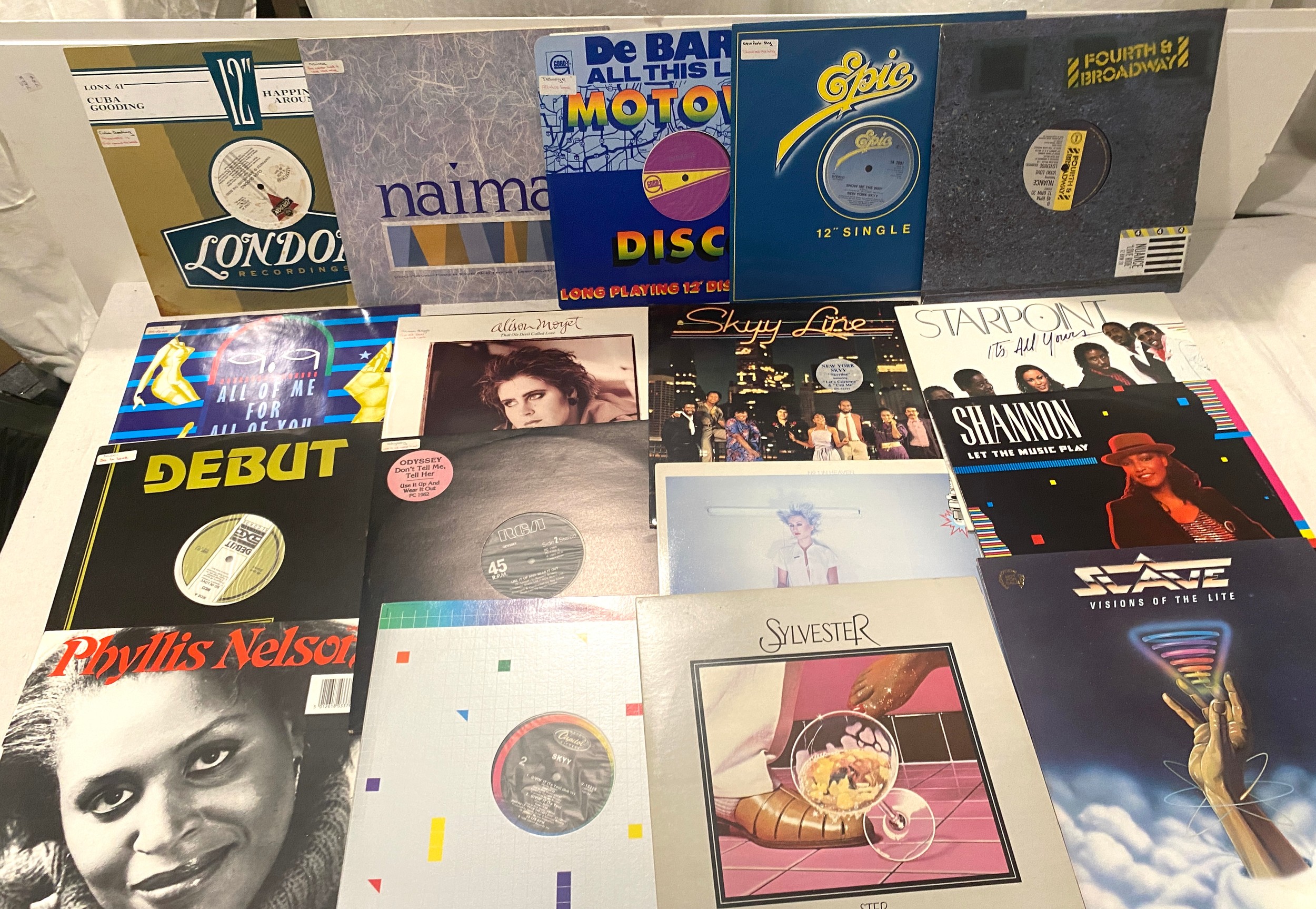 Large selection of 12inch Dance and R&B singles to include Slave, Starpoint, Shannon etc