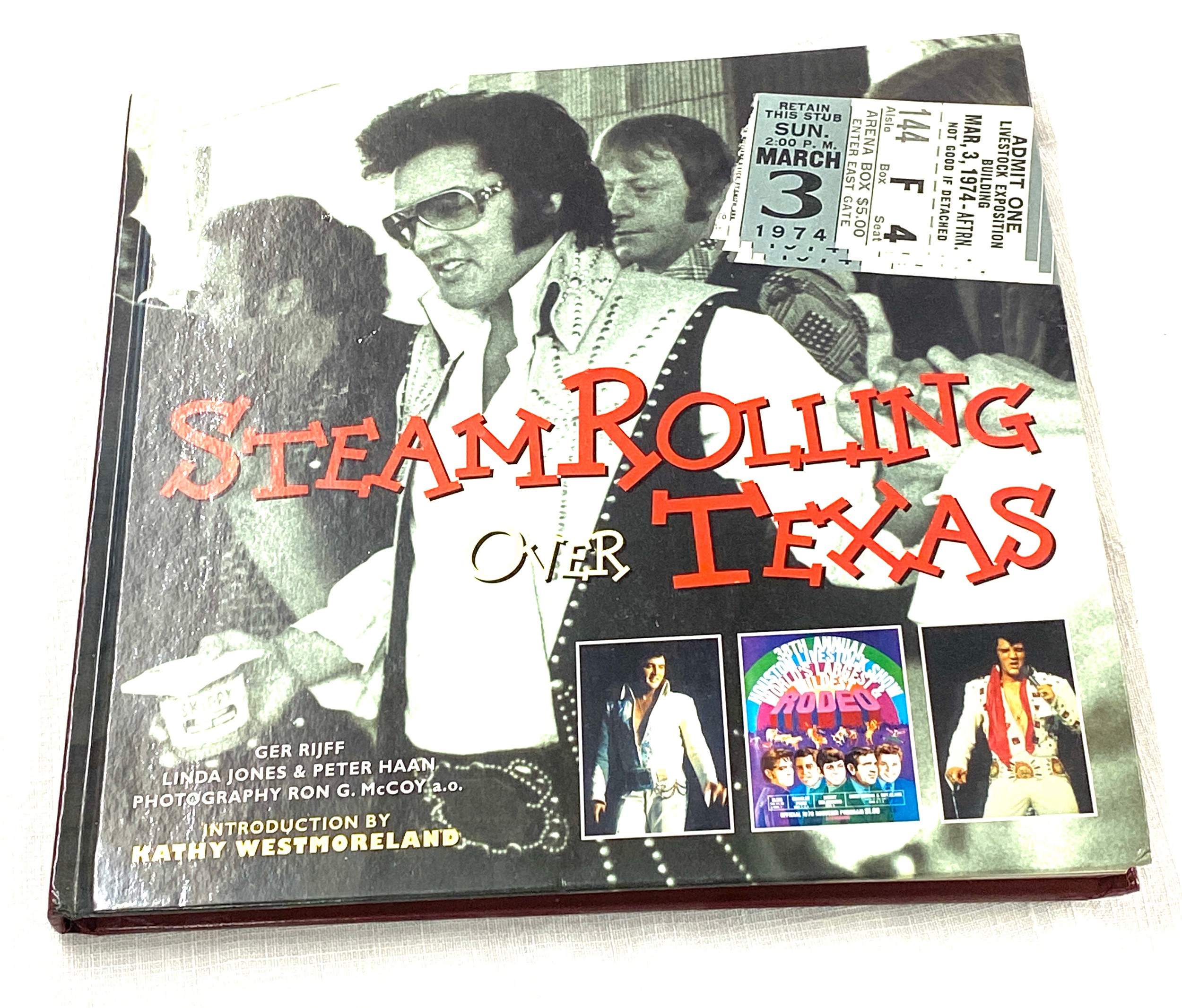 Steam Rolling Over Texas by Ger Rijff hard back book