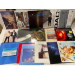 Selection of Pop LP Vinyl records to include- Dire Straits, Huey Lewis, Chris Rea etc