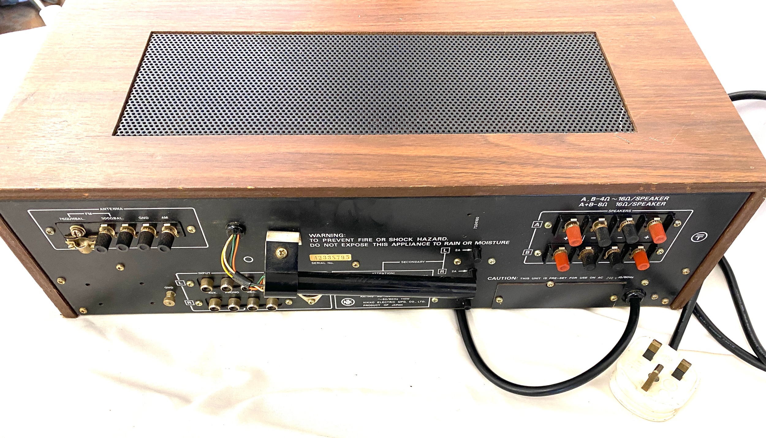 Nikko Stereo receiver model no 3035- tested in working order - Bild 4 aus 4