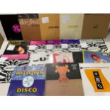 Selection of 12 inch dance, R&B and soul record singles to include Maxee, Manifesto, Volcano the
