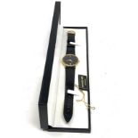 Boxed raymond weil gents vintage wristwatch the watch is ticking