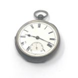 Antique silver open face pocket watch the farringdon B the watch is ticking