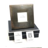 Boxed silver Concorde Photograph Frame. by carrs measures approx 12cm by 12cm