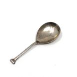 Silver tea caddy spoon Birmingham silver hallmarks