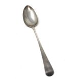 Antique Georgian silver basting spoon London silver hallmarks