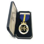 Boxed ER.11 officers territorial decoration dated 1959 army emergency reserve bar