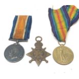 wwi trio medals to 17232 pte e.ware south wales borders
