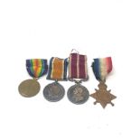 ww1 M.S.M medal group to 2265 pte a.sjt e pearce hampshire reg