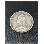 1890 victorian silver crown