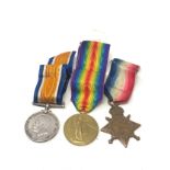 ww1 mons star trio medals to 15763 pte g.h mustoe grenadier gds