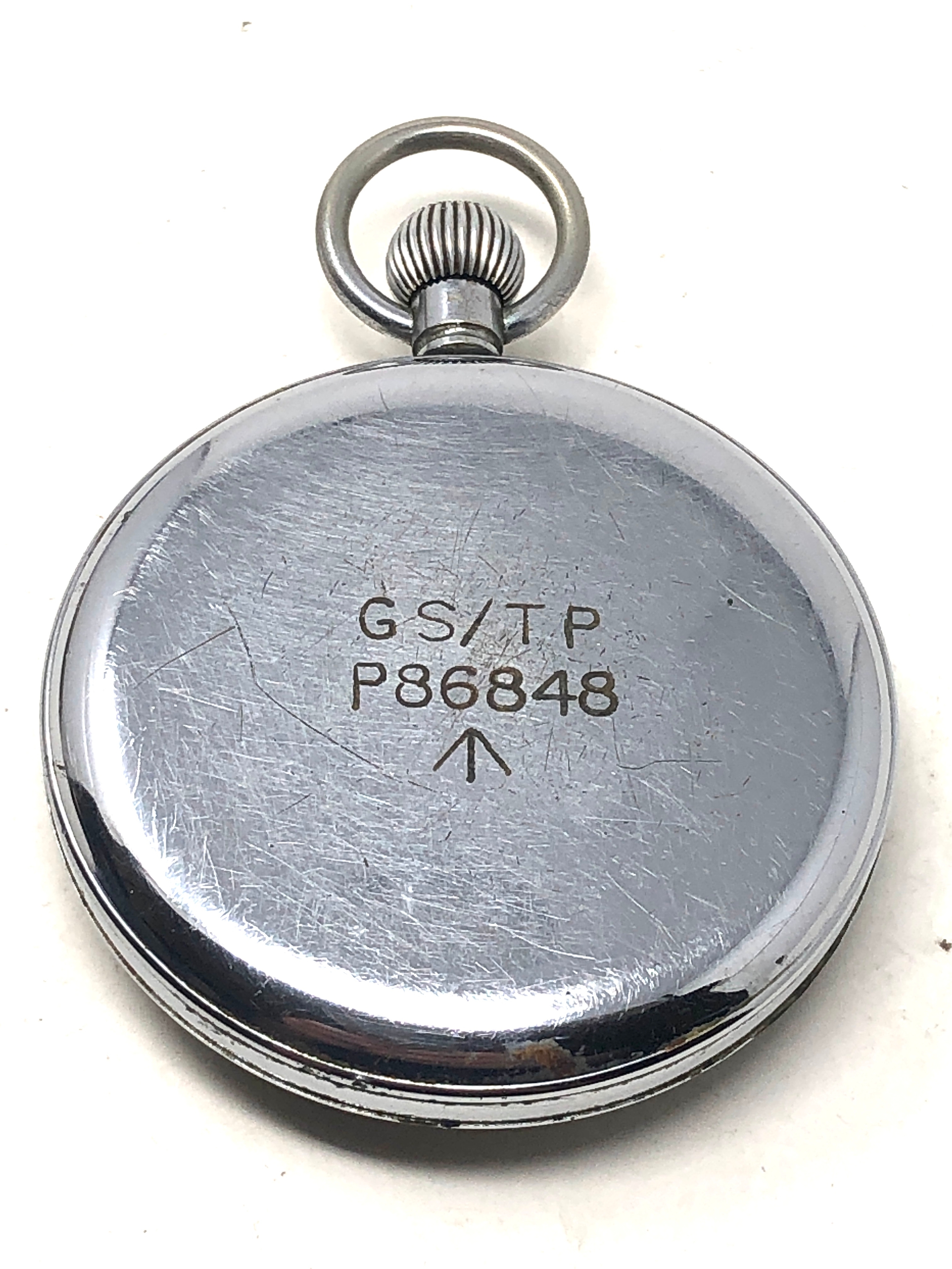 military ww2 pocket watch Helvetia the watch is ticking - Image 2 of 3