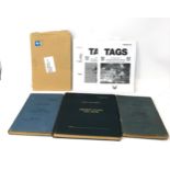 3 raf logbooks relating to sgt w.e mawson + tacs magazines logbooks first entyry 3/4/52 last 27/7/70