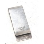 silver tiffany & co money clip