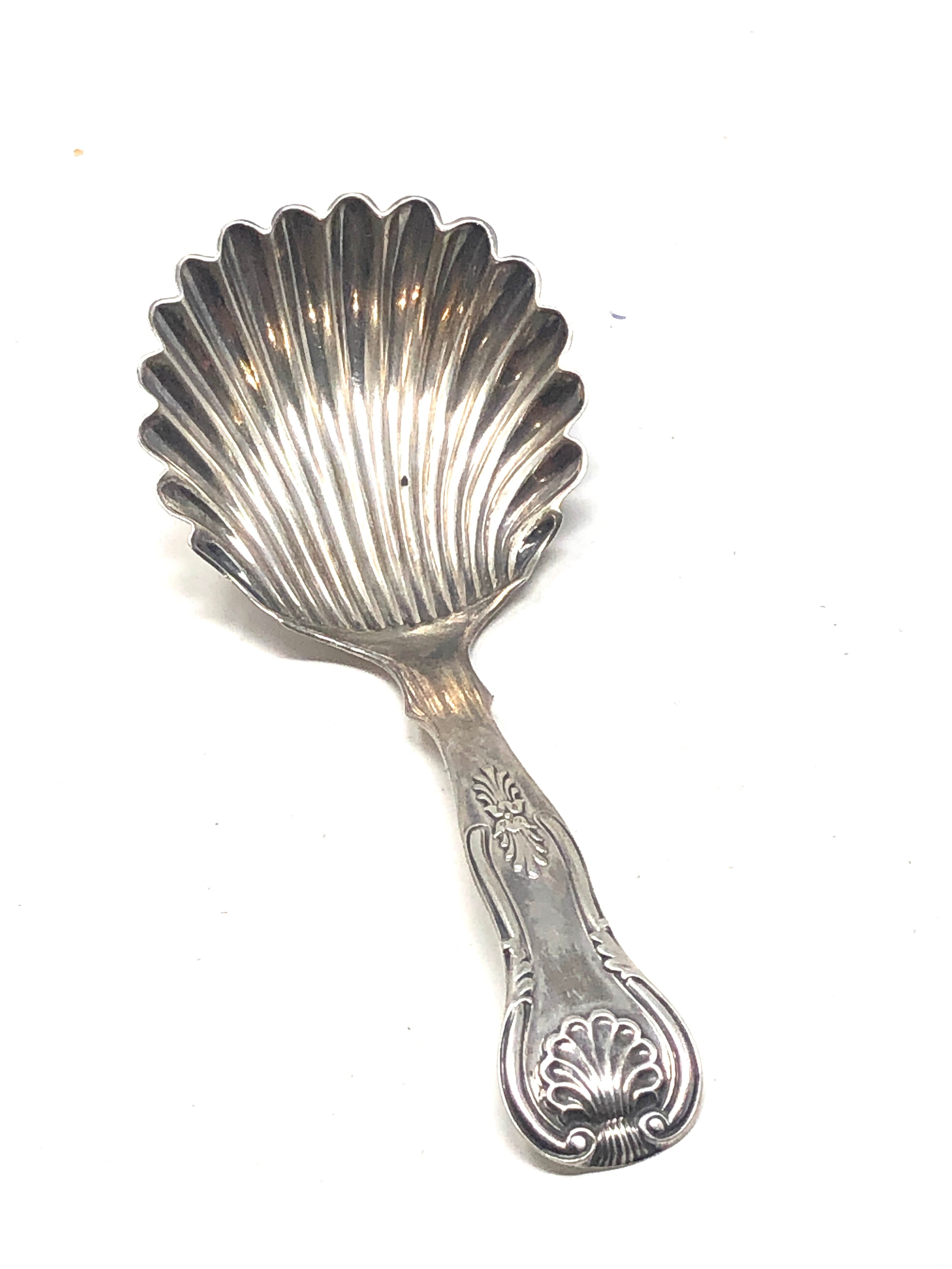 Antique scottish silver tea caddy spoon