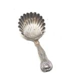 Antique scottish silver tea caddy spoon