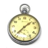 military ww2 pocket watch Helvetia the watch is ticking