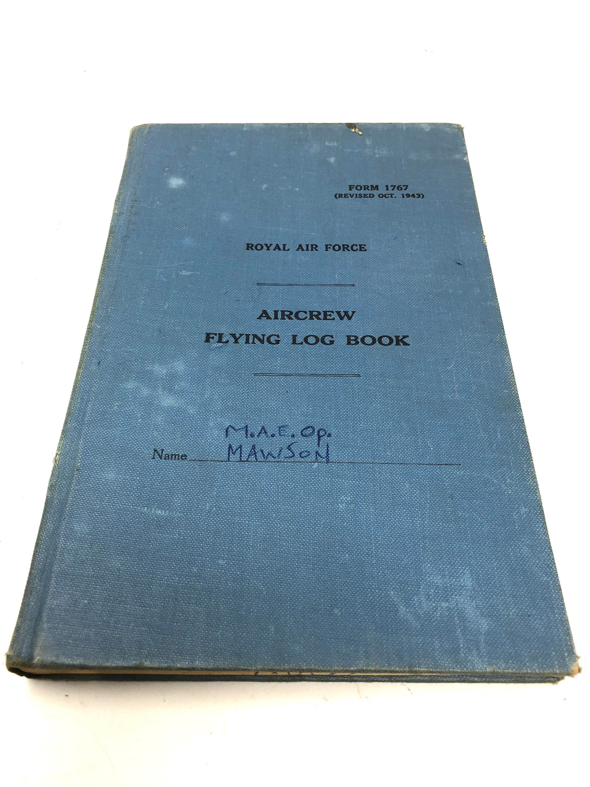 3 raf logbooks relating to sgt w.e mawson + tacs magazines logbooks first entyry 3/4/52 last 27/7/70 - Image 2 of 12