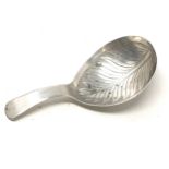 Antique georgian silver tea caddy spoon