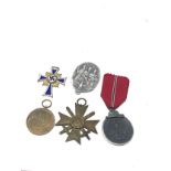 5 WW2 GERMAN MEDALS /BADGES