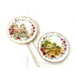 2 Royal Albert decorative wall plates, four seasons, Spring and autumn