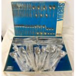Viners Mosaic sold stainless steel cutlery set in original box, 6 place setting