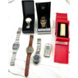 Selection of assorted watches includes sekonda, Pulsar etc
