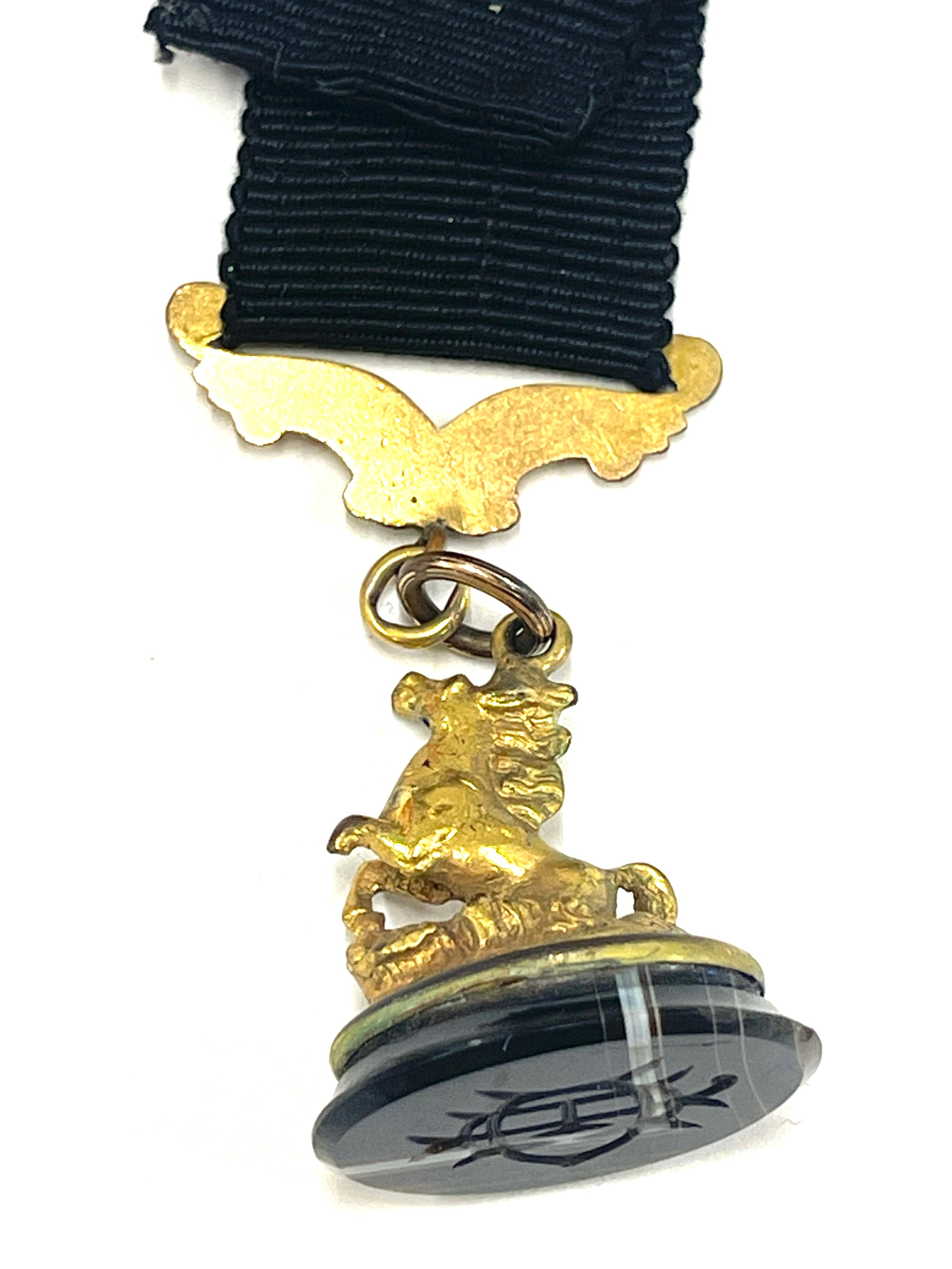 Victorian pocket watch fob seal of a horse - Image 6 of 6