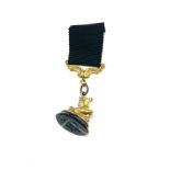 Victorian pocket watch fob seal of a horse