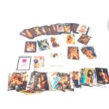 Selection of collectors cards includes Playboy April edition, Holos Pleasure etc