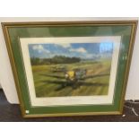 Augsburg eagle spitfire print by Michael turner limited edition 455/500 measures approx 24 inches by