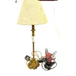 Tiffany style butterfly lamp and 1 other, working order