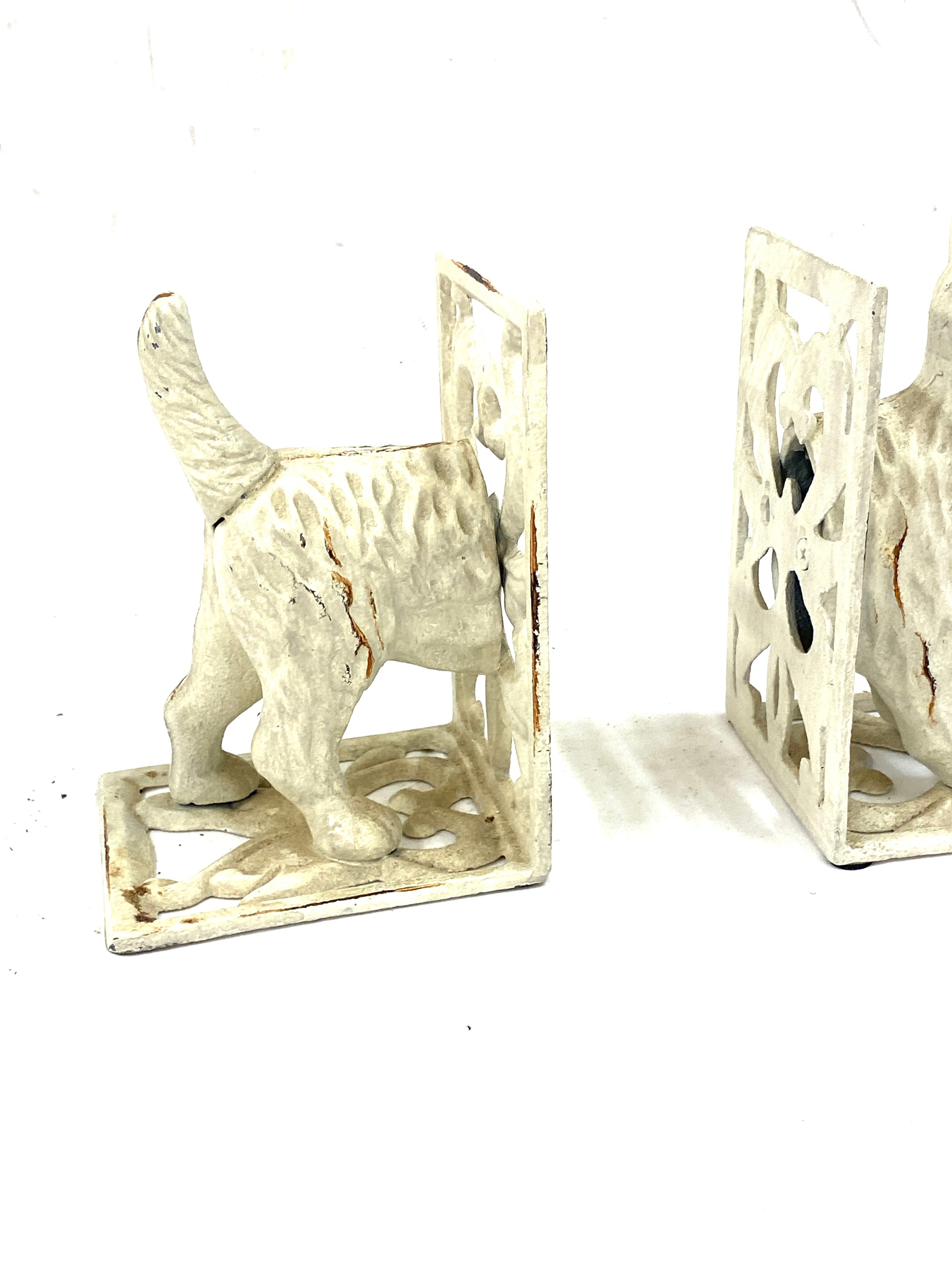 Set of vintage cast iron novelty west highland terrier dog bookends - Image 3 of 3