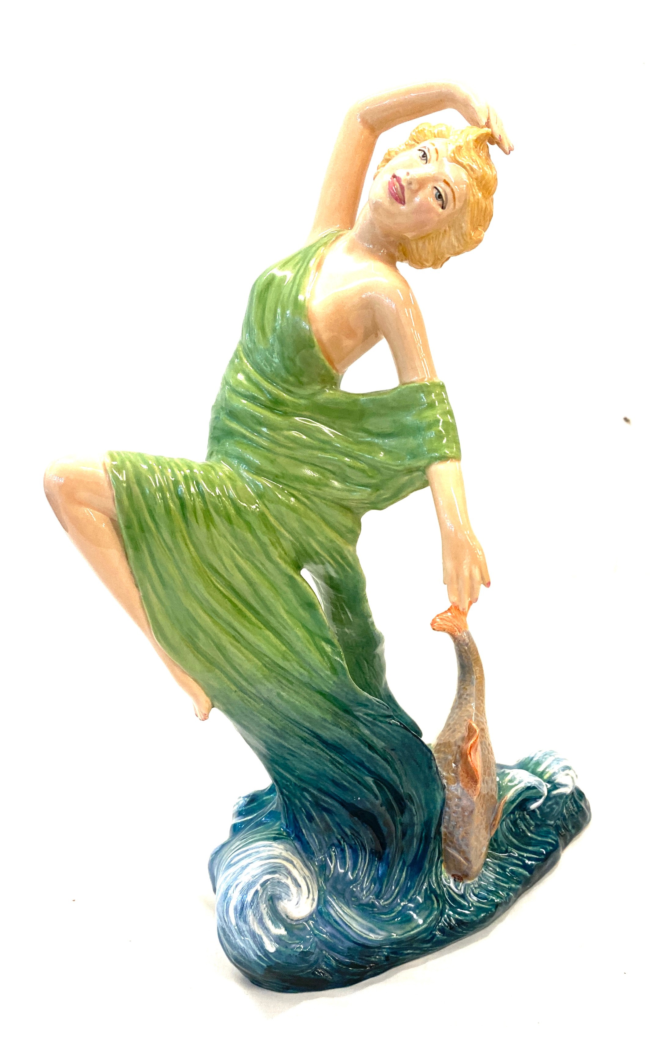 Fieldings Crown Devon limited edition figurine number 15 of 250. Dated 2001. 11 inches tall