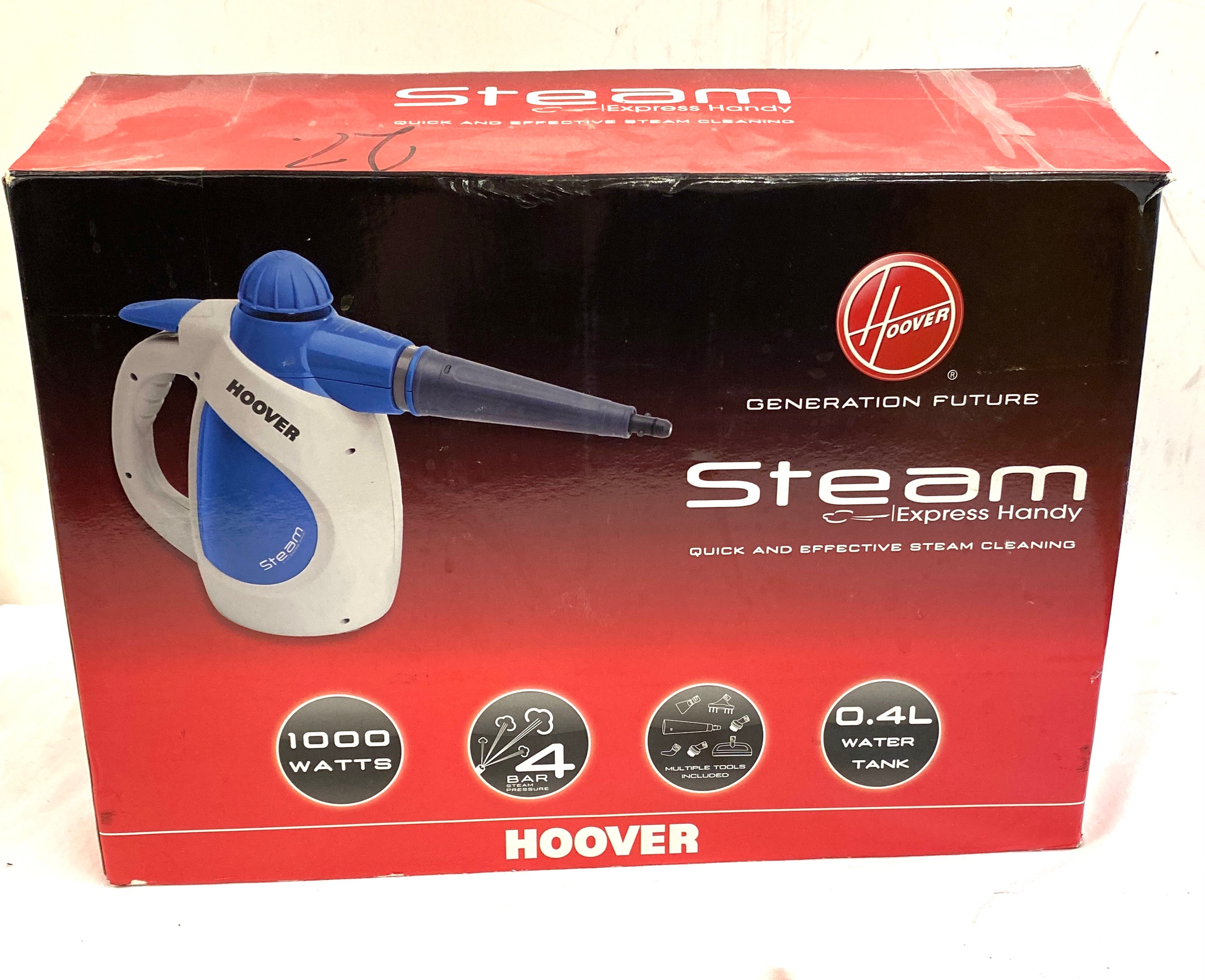 Hoover steam cleaner- untested