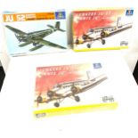 2, Aircraft models Italeri Junkers JU-52 Tante JU No 102, 2, Italeri Junkers JU-52 No 101,