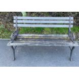 Vintage garden bench 48 inches long