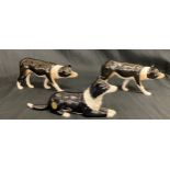 Set of 3 Vintage Beswick boarder Collies, all in over all good condition