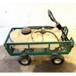 Electric sprayer with trolley