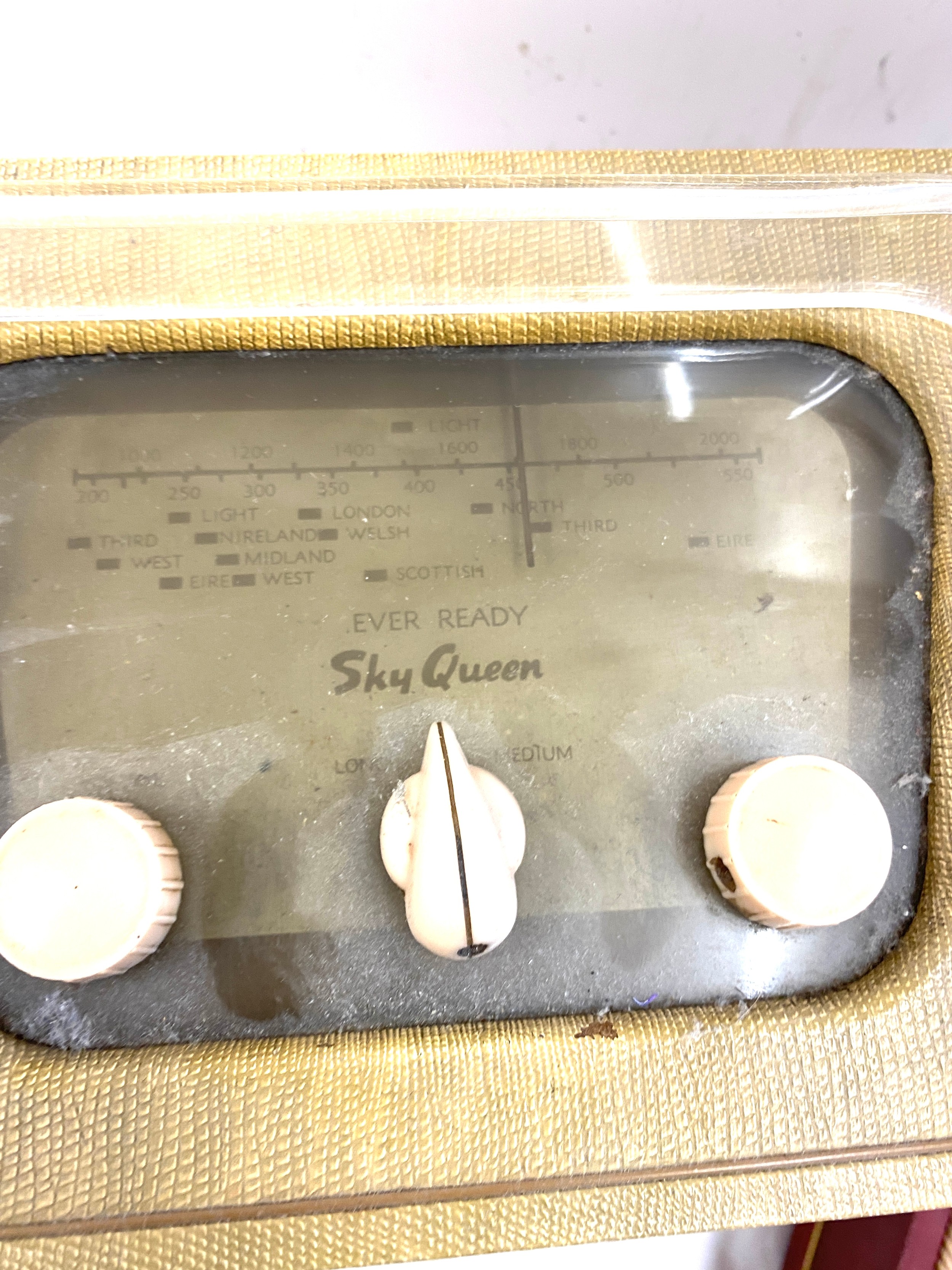 Two retro sky queen radios - Image 2 of 4