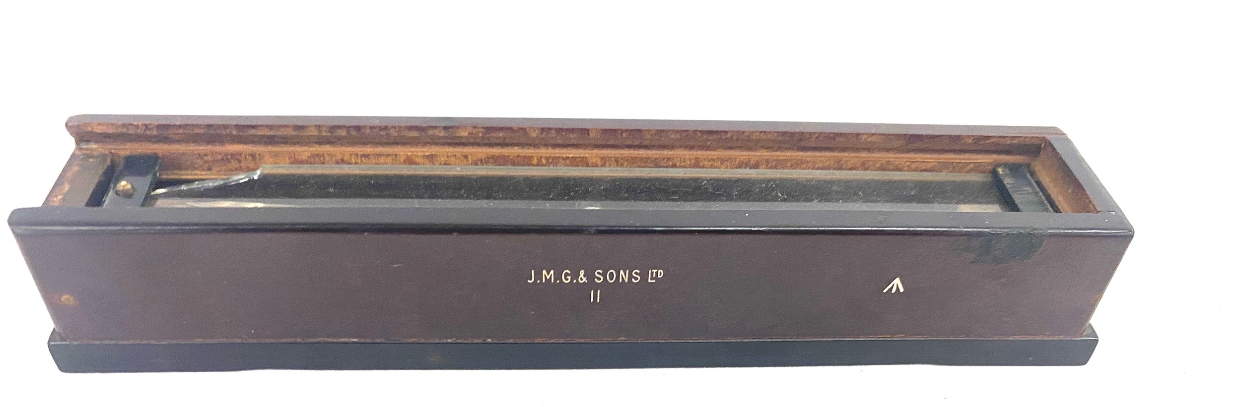 A Late 19th Century Brass Abney Level, Short & Mason Limited London Level, in black enamelled brass, - Image 5 of 9