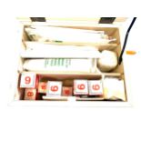 Vintage first aid box by Elastoplast kit HS3 to include contents of vintage first aid equipment