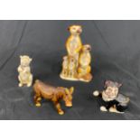4 Vintage Alora animal trinkets, over all good condition