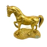 Vintage Heavy brass horse figure