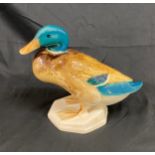 Large Vintage Beswick Mallard duck, over all good condition, height approx 7.5 inches tall